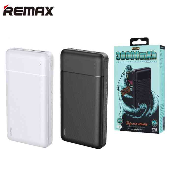 Remax RPP-167 30000MAh Lango Series Power Bank 3 INPUTS 2 OUTPUTS LED INDICATOR